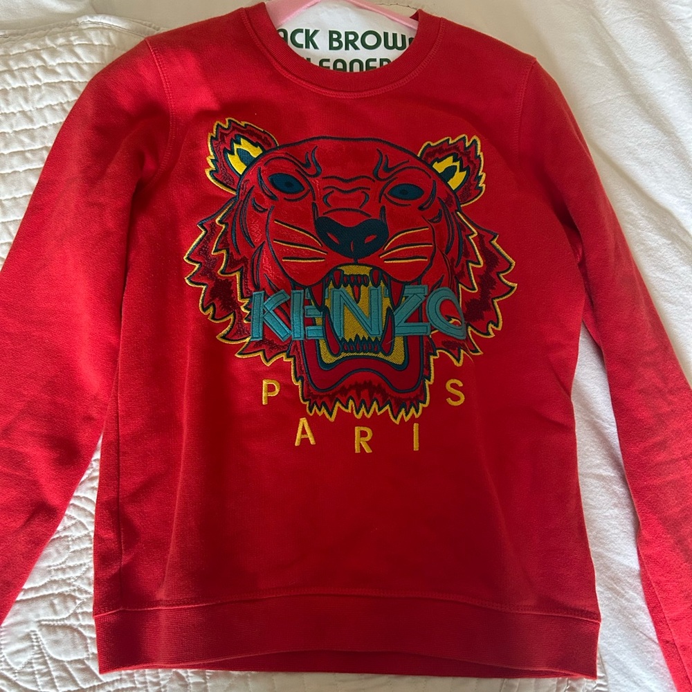 Kenzo Embroidered Crew neck Sweatshirt